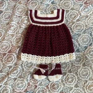 Crochet baby dress